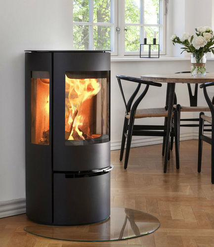 Salamandra a lenha - 17 - ADURO A/S - 5 kW–10 kW / com 3 faces / contemporânea