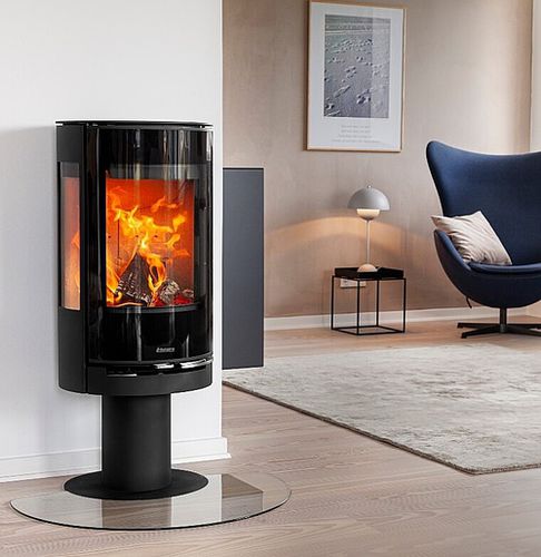 Salamandra a lenha - 22.3 LUX - ADURO A/S - 5 kW–10 kW / com pés / com 3 faces