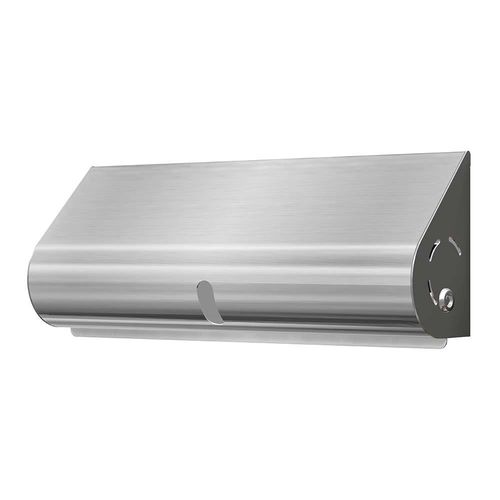 Dispenser de papel toalha de parede - 655 - DAN DRYER A/S - em aço inoxidável
