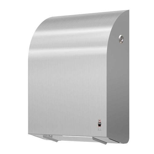 Dispenser de papel higiênico de parede - 287 - DAN DRYER A/S - em aço inoxidável / da linha comercial