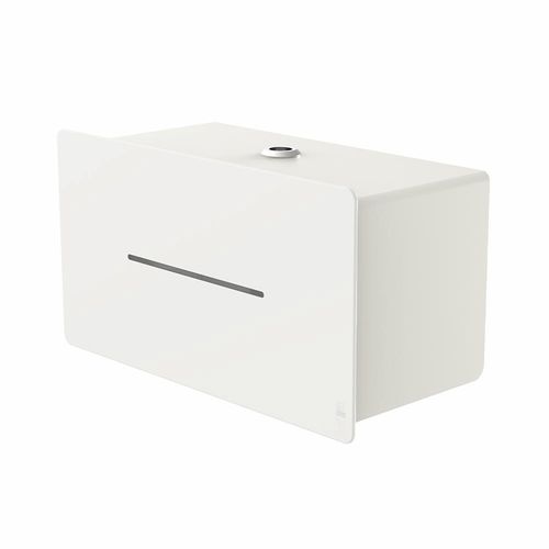 Dispenser de papel higiênico de parede - 4072 - DAN DRYER A/S - em aço inoxidável / para 2 rolos / para banheiro coletivo