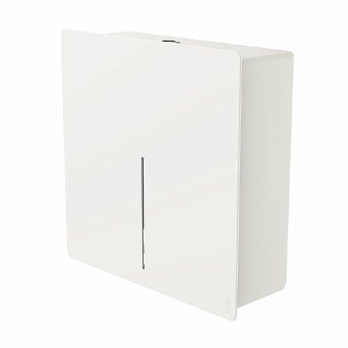 Dispenser de papel toalha de parede - 4102 - DAN DRYER A/S - em aço inoxidável / da linha comercial / para banheiro coletivo
