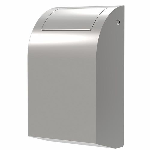 Lixeira higiênica - 292 - DAN DRYER A/S - de parede / em aço inoxidável / com tampa