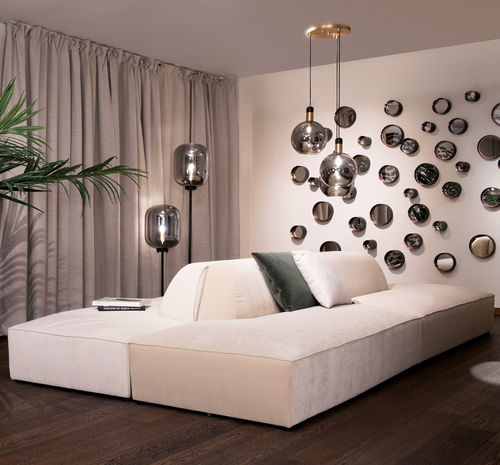 Sofá modular - CALI - EUROFASHION HOMETEXTILES & CONCEPTS - contemporâneo / em tecido / com almofada removível