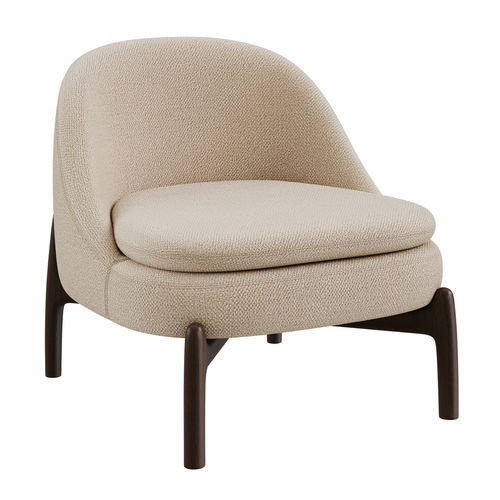 Poltrona baixa contemporânea - PAX - EUROFASHION HOMETEXTILES & CONCEPTS - em tecido / em faia / com almofada removível