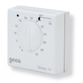 Termostato mecânico - TERMO 14 - TECNOCONTROL SRL - para ar condicionado / de parede / branco