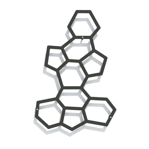 Treliça de jardim para parede verde - ONYX - FLORA - metálica