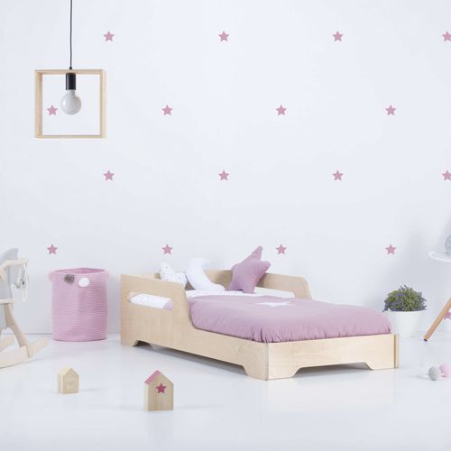 Cama de bebê de solteiro - QN201 - ALONDRA - contemporânea / em bétula / em compensado