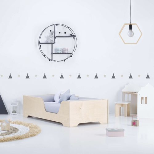 Cama de bebê de solteiro - QN200 - ALONDRA - contemporânea / em bétula / em compensado