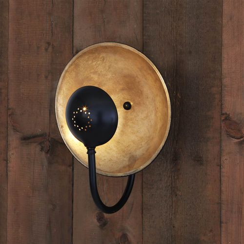 Arandela clássica - OREBRO - Mullan Lighting - para ambiente interno / em latão / redonda