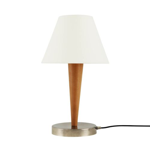 Luminária de mesa - PERTH  - Mullan Lighting - em latão / em madeira / contemporânea