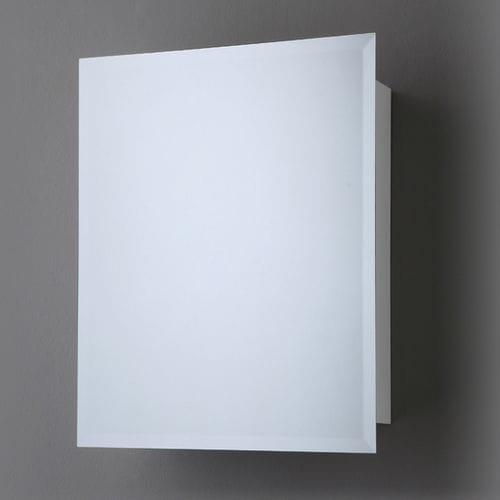 Espelho para banheiro de parede - 80X60CM - BLEU PROVENCE - para hotel / de estilo / retangular
