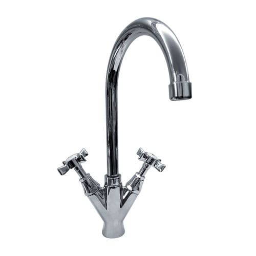 Misturador bicomando de bancada - RL1042 - BLEU PROVENCE - em latão / para cozinha / 1 furo