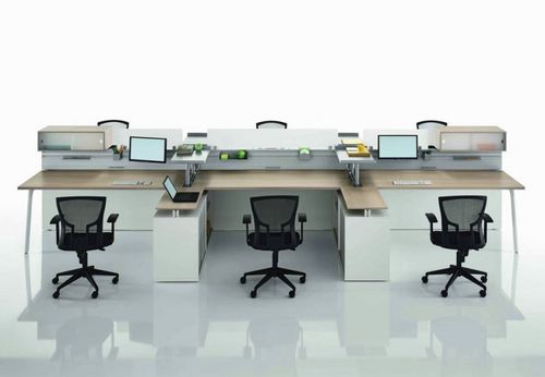 Estação de trabalho - OP - MASCAGNI - contemporânea / em madeira / da linha comercial