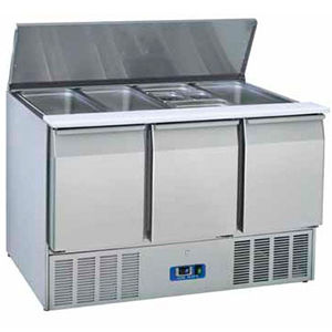 Refrigerador para preparo de saladas profissional - MAGIC SAL 14000 - FRIGEO PERFECT COOLING - em aço inoxidável / refrigerado / com 3 portas