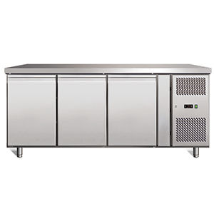 Refrigerador de 3 portas - DOMINO S 600 F3 - FRIGEO PERFECT COOLING - profissional / de instalação livre / em aço inoxidável