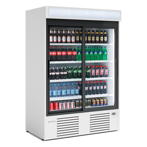 Refrigerador profissional - ERC 100 - INFRICO, S.L. - de instalação livre / com porta de vidro / compacto