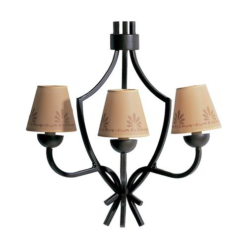 Arandela contemporânea - H 70451 - GUADARTE - para ambiente interno / metálica / escultura