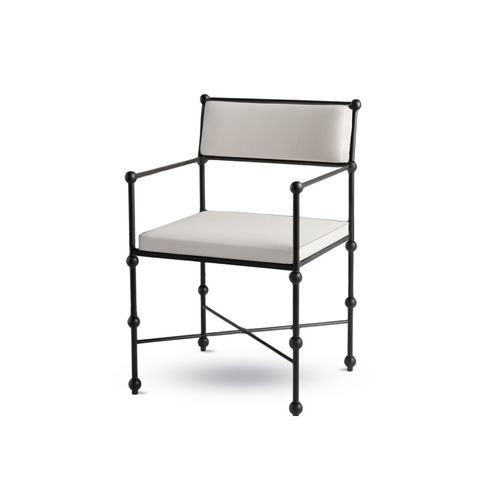 Poltrona em tecido - H 30354 - GUADARTE - em ferro forjado / feita à mão / personalizável