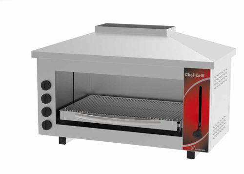 Grelhador elétrico - CHEF - KALITE ENDUSTRIYEL MUTFAK EKIPMANLARI SAN. TIC. LTD. STI - freestanding / profissional / em aço inoxidável