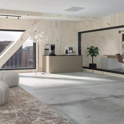 Difusor de ar de teto - RASTER  - SWEGON - quadrado / metálico / da linha residencial