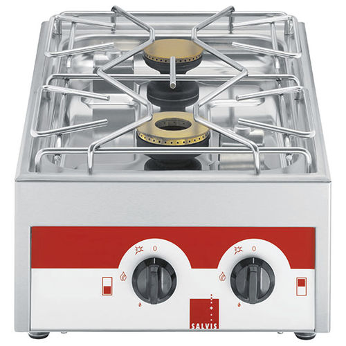 Cooktop a gás - SMARTLINE - SALVIS AG - profissional / 2 bocas / de bancada