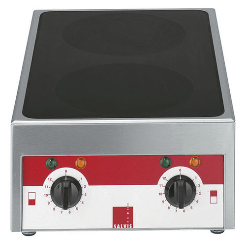 Cooktop elétrico - SMARTLINE CERAMIC - SALVIS AG - profissional / 2 bocas / de bancada