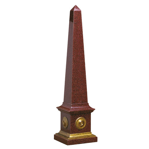 Escultura em mármore - OBELISK TALL - ACANTO - de resina / feita à mão / de instalação livre