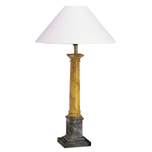 Luminária de mesa - TOSCANA - ACANTO - em mármore / de resina / clássica