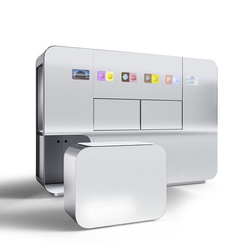 Vitrina refrigerada vertical - GELATOWALL - CIAM S.P.A. - para confeitaria / metálica / com porta de abrir