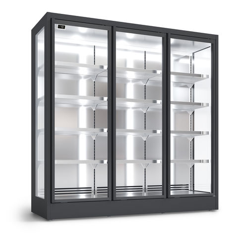Vitrina refrigerada de parede - CIAM S.P.A. - para loja / em aço inoxidável / colorida