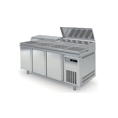 Bancada de preparação para pizza - BIG SALAD - CORECO - em aço inoxidável / refrigerada / profissional