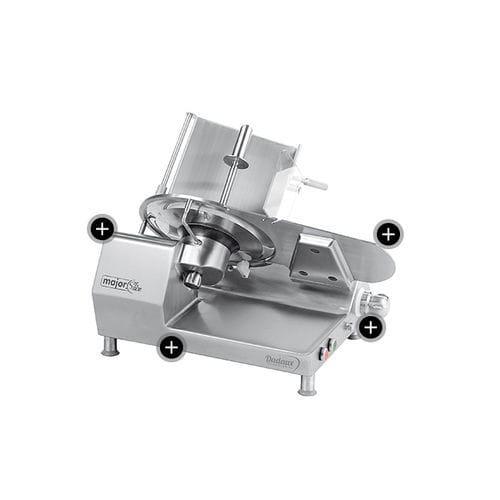 Fatiador para presunto - GRAVINOX 300 - DADAUX SAS - automático / profissional / com disco de corte