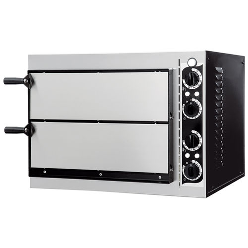 Forno de pizza profissional - BASIC 2/40 - PRISMAFOOD - elétrico / de instalação livre / com 2 câmaras