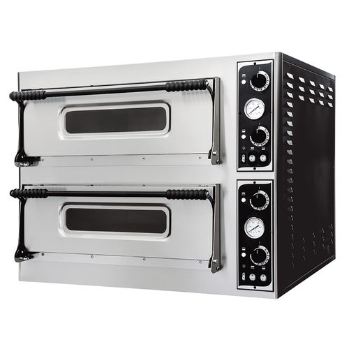 Forno de pizza profissional - BASIC XL 66 - PRISMAFOOD - elétrico / de instalação livre / com 2 câmaras
