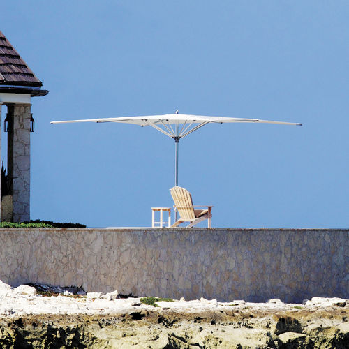 Ombrelone quadrado - OCEAN MASTER MAX ZERO HORIZON - TUUCI - octogonal / central / em tecido