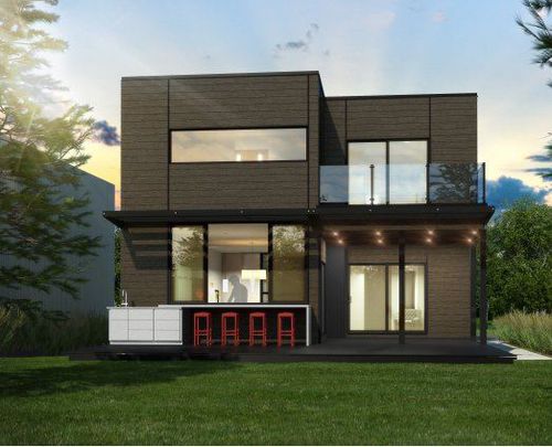 Casa pré-fabricada - MAISON - Industries Bonneville - contemporânea / de 2 andares