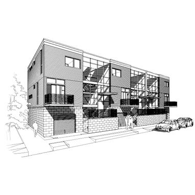 Construção pré-fabricada - GREENBELT TOWNHOUSE - wieler - modular / em madeira / com estrutura mista
