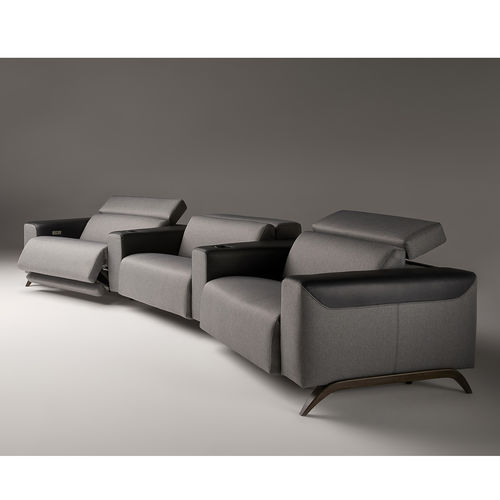 Sofá modular - ATLANTA - Colección Alexandra - curvo / contemporâneo / em tecido