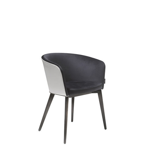 Cadeira de sala de jantar contemporânea - MASTER - Colección Alexandra - para ambiente interno / em tecido / em couro