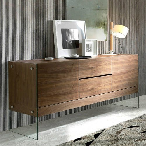 Buffet aparador contemporâneo - 3062 - Angel Cerdá - em nogueira / duplo / para hotel