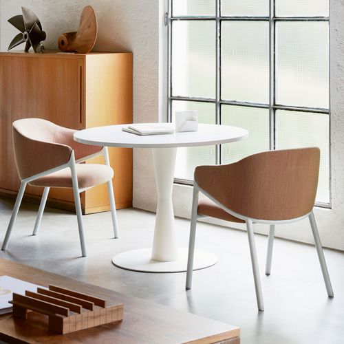 Mesa contemporânea - CONI - SEGIS - em HPL / em laminado melamínico / em polietileno