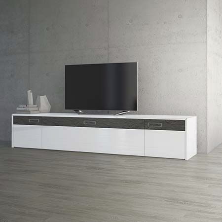 Rack de TV contemporâneo - S1 MK-2 - Handelsagentur Lars Schnepel UG - baixo / em madeira / em tecido