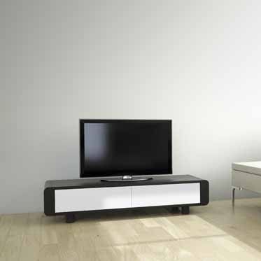 Rack de TV contemporâneo - ELF-Lowboard 120 closed - Handelsagentur Lars Schnepel UG - baixo / em madeira / branco