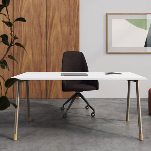 Mesa secretária de piso - K2 - FAMO - de 2 lugares / contemporânea / em madeira