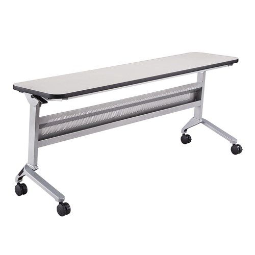 Mesa para treinamento contemporânea - FLIP-N-GO - Safco - em laminado / com base metálica / retangular