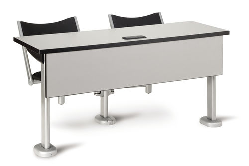 Cadeira de auditório em madeira - M60 SWING AWAY - Sedia Systems - em laminado / ajustável