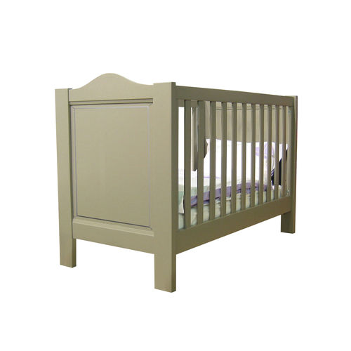 Cama de bebê de solteiro - DOMINIQUE : BBS  - MATHY BY BOLS - contemporânea / com rodízios / em madeira