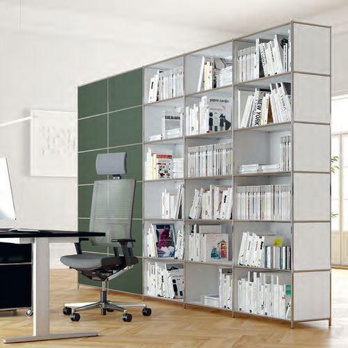 Estante de instalação livre - SYSTEM4 - Viasit GmbH - contemporânea / em aço / em cromo