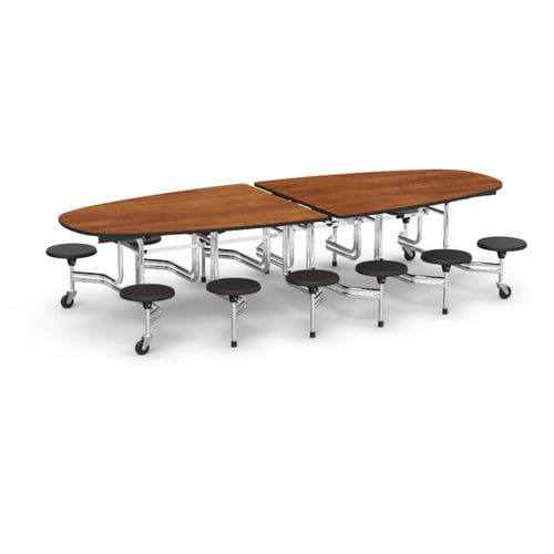Mesa de jantar contemporânea - MTSE SERIES - Virco - em aço / em laminado de alta pressão / com base em aço